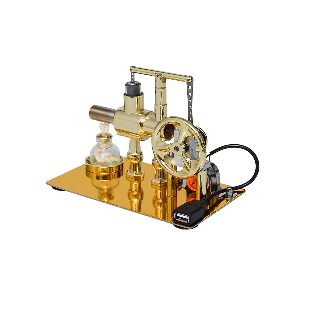 Stirling Engine Generator Steam Engine Physical Experiment Science Production Invention Toy Model Small