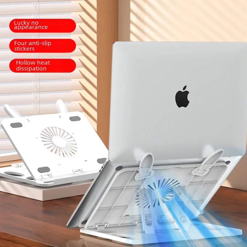 Foldable Laptop Stand 360 Degree Rotation Cooling Rabbit Creative Office Laptop Holder
