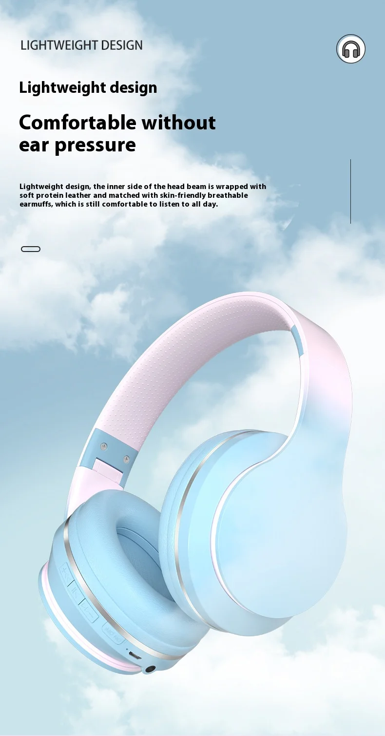 Votre Compagnon Audio Parfait : Casque Pliable Pourpre
