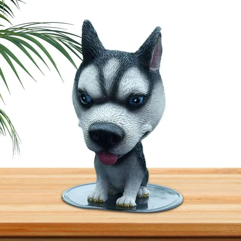 

Игрушечная собака с вращающейся головой, креативная игрушечная машинка с вращающейся головой, прочное украшение для автомобиля, декоративная настольная игрушка для дома