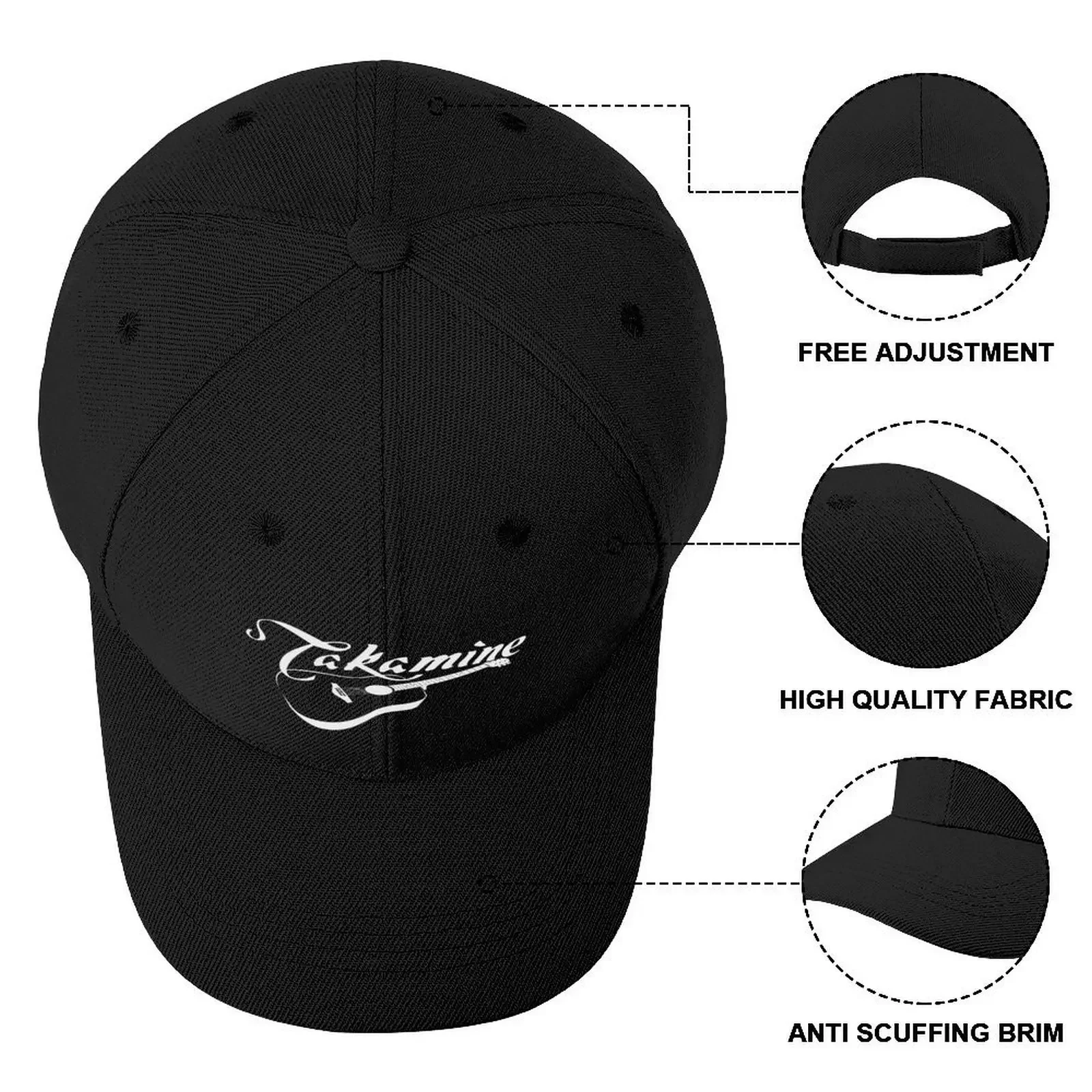 Takamine Guitars Baseball Cap New In The Hat Brand Man cap hard hat Men's Women's