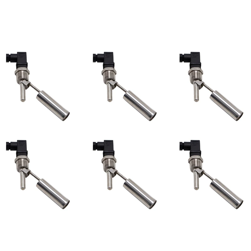 

LJL-6PC Liquid Float Water Level Sensor Side Mount Float Switch Safe Stainless Steel Under 220V