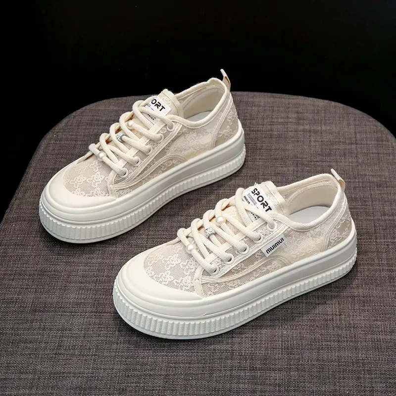 

Fashion Women Flats Summer Womens Casual Shoes New Comfortable Breathable Wear-resistant Women's Platform Shoes Chaussures Femme