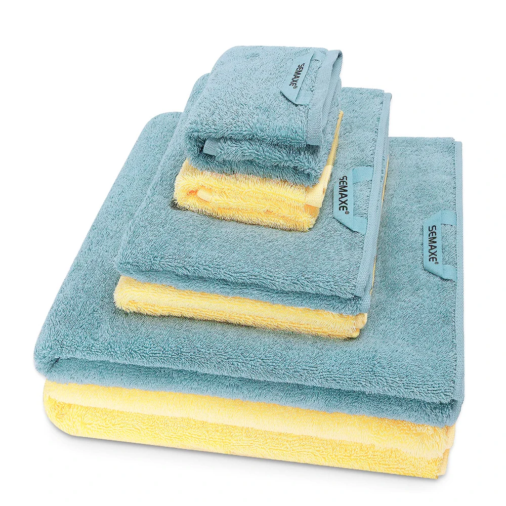 

Towels Set,Cotton Highly Absorbent ,Soft And Odorless,Bath Towels,Hand Towels,Washcloths.High Quality For Bathroom ( 6pieces)