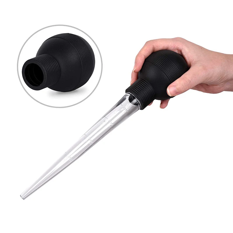 Kitchen Utensils Cooking Kitchen Chicken Turkey Poultry BBQ Food Flavour Baster Syringe Tube Pump Turkey Baster Oil Dropper Pipette With Scale