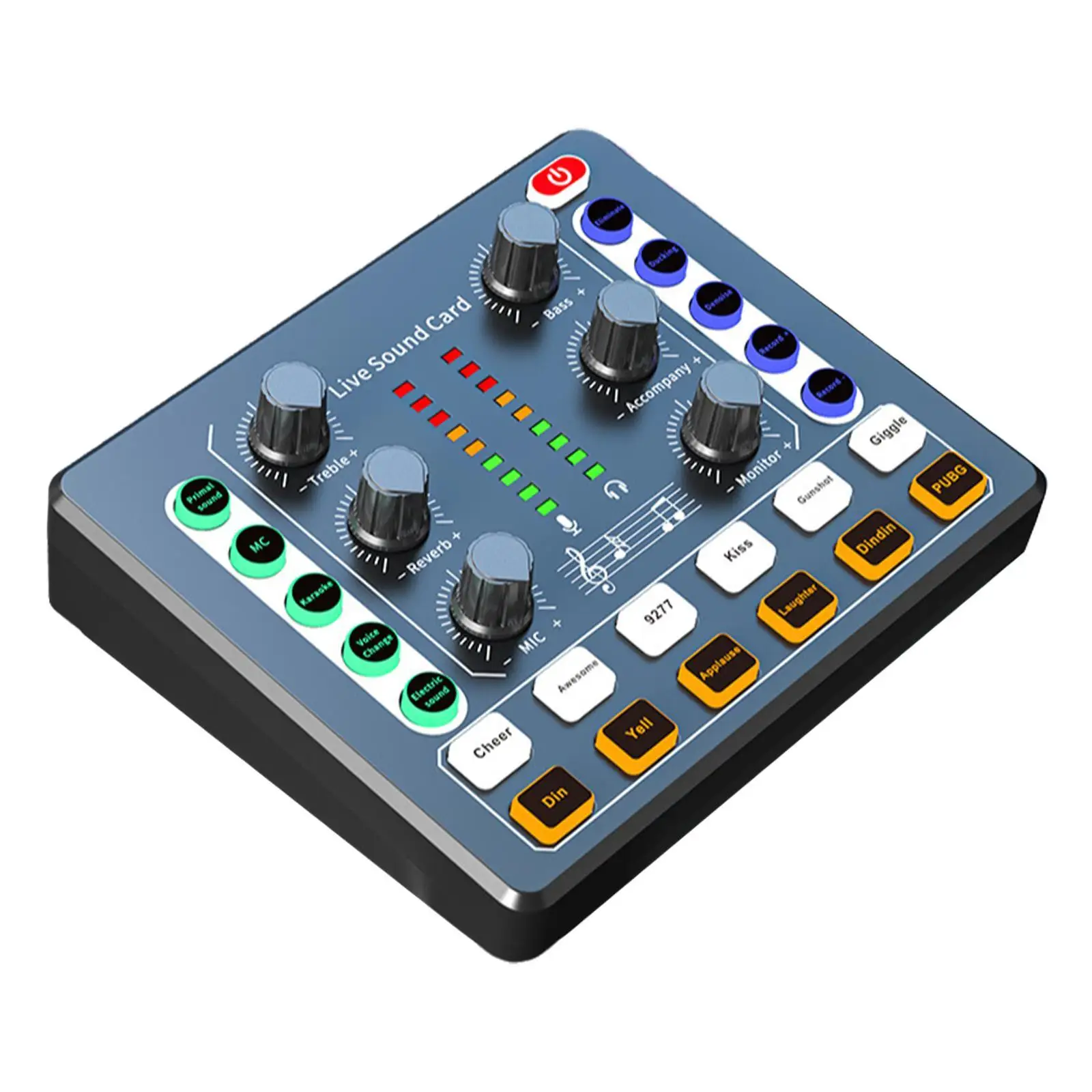 Audio Mixer Professional Sound Card for Headset Voice Chatting