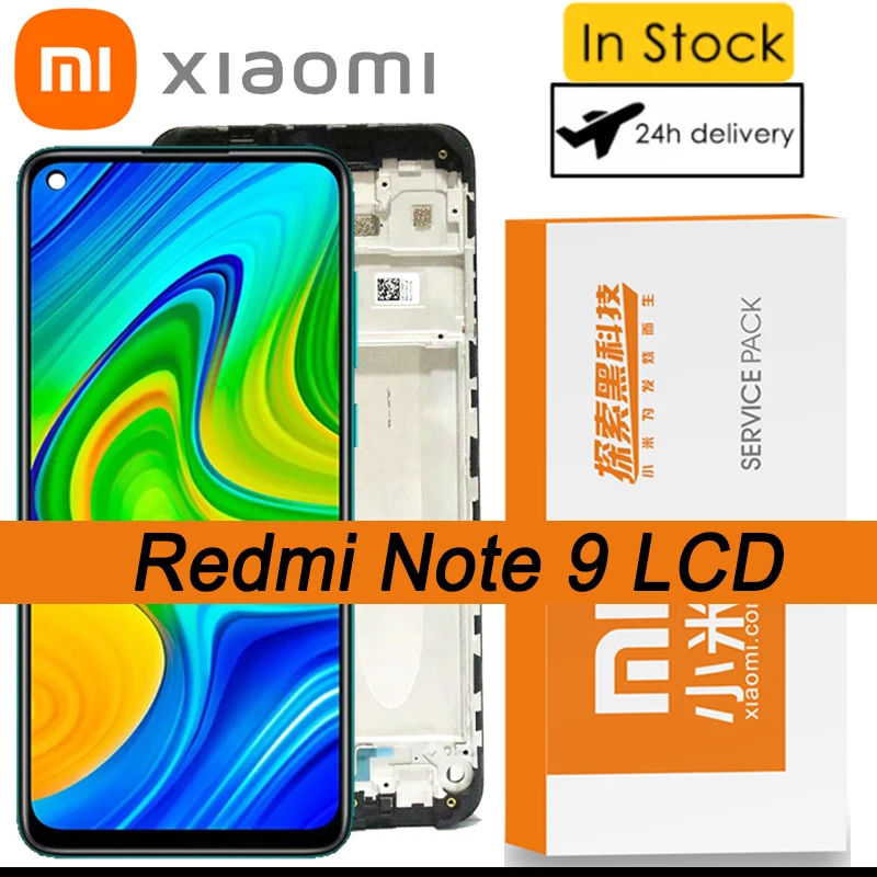 100 Original 6.53" Ips Display For Xiaomi Redmi Note 9 Lcd Touch