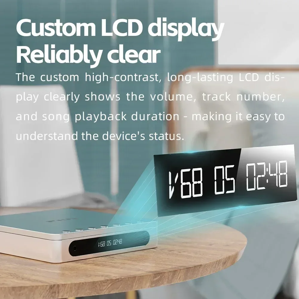 FiiO DM13 Multifunctional Portable Stereo CD Player Long-Lasting Battery Supports USB Ripping Optical/coaxial/3.5mm/4.4mm portable cd player
