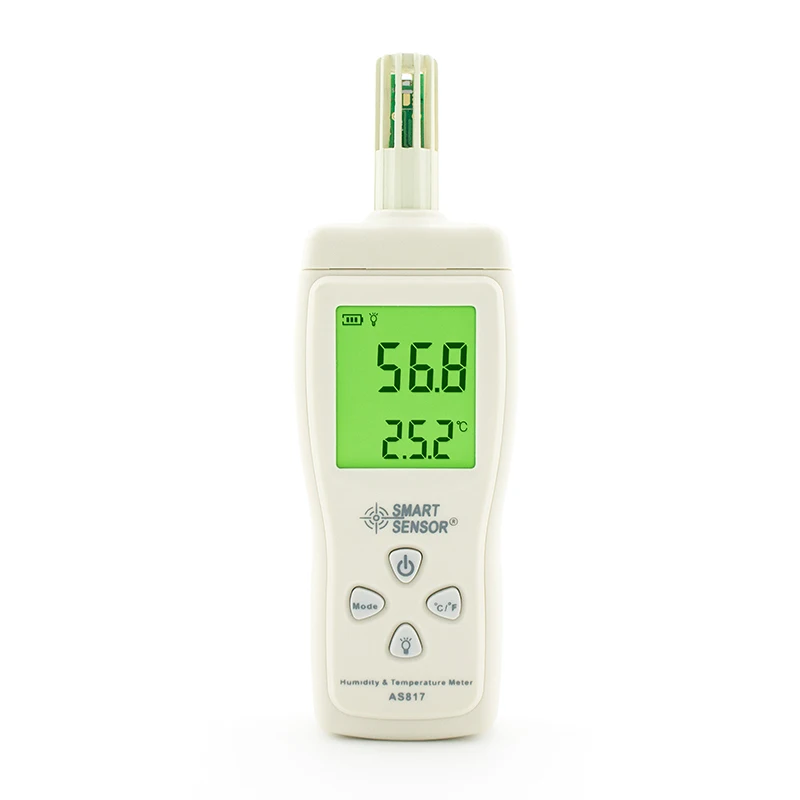 

Hot Sale Smart Sensor AS817 Digital Thermometer Hygrometer Temperature Humidity Meter High Precision Indoor Outdoor Gauge