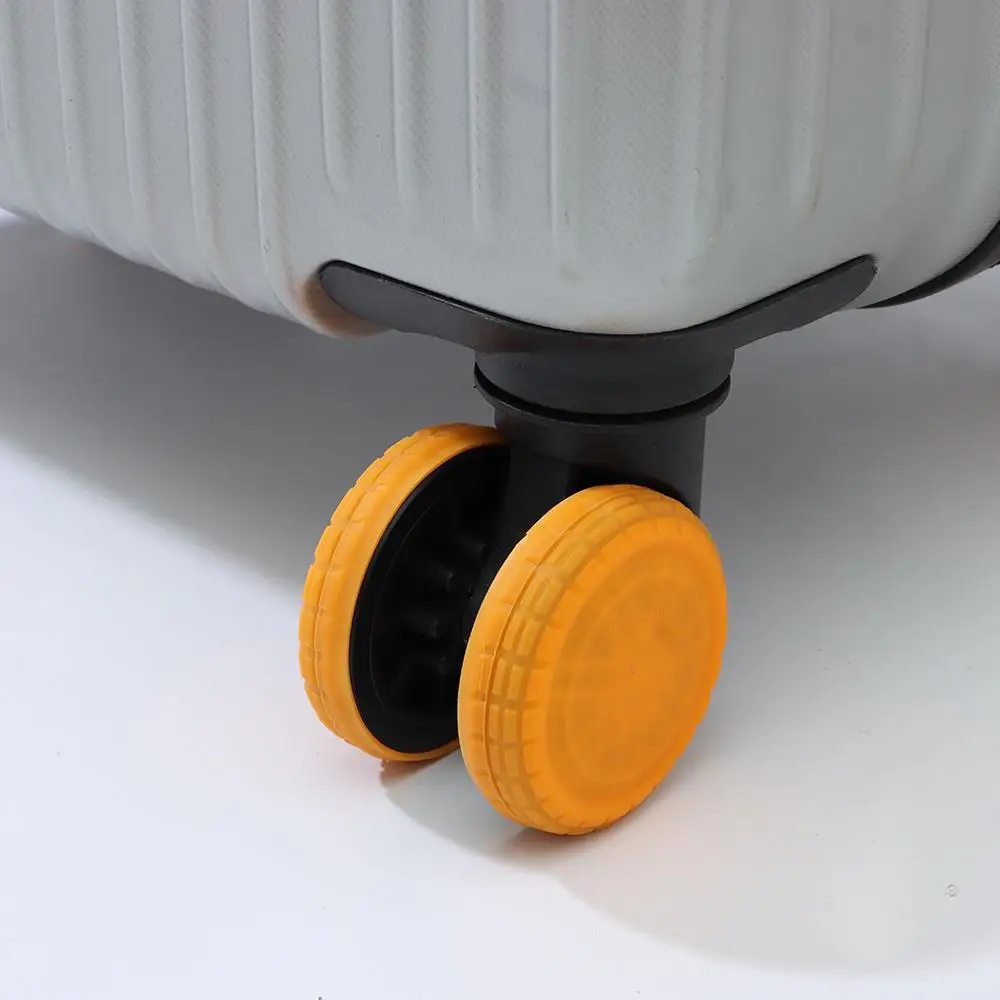 Gepäckräder Schutz mit Silent Sound Wheel Wear Wheels Cover Silikon Gepäck Zubehör Trolley Box Casters Cover – Detail 19
