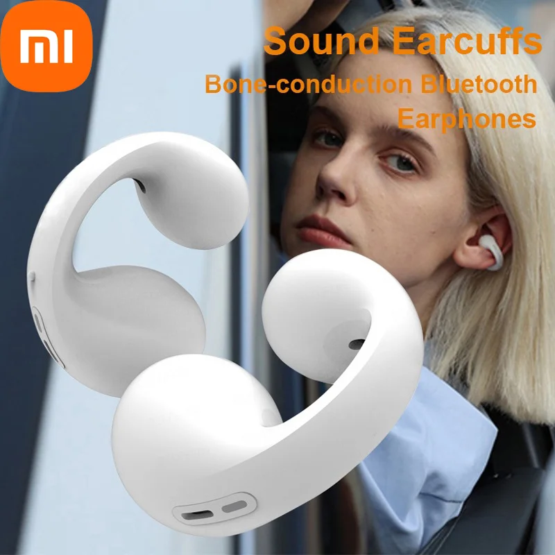 XIAOMI Bone Conduction TWS Earbuds pk Ambie Sound Earcuffs Ear Earring Wireless Bluetooth Earphones Auriculares Sport Headset