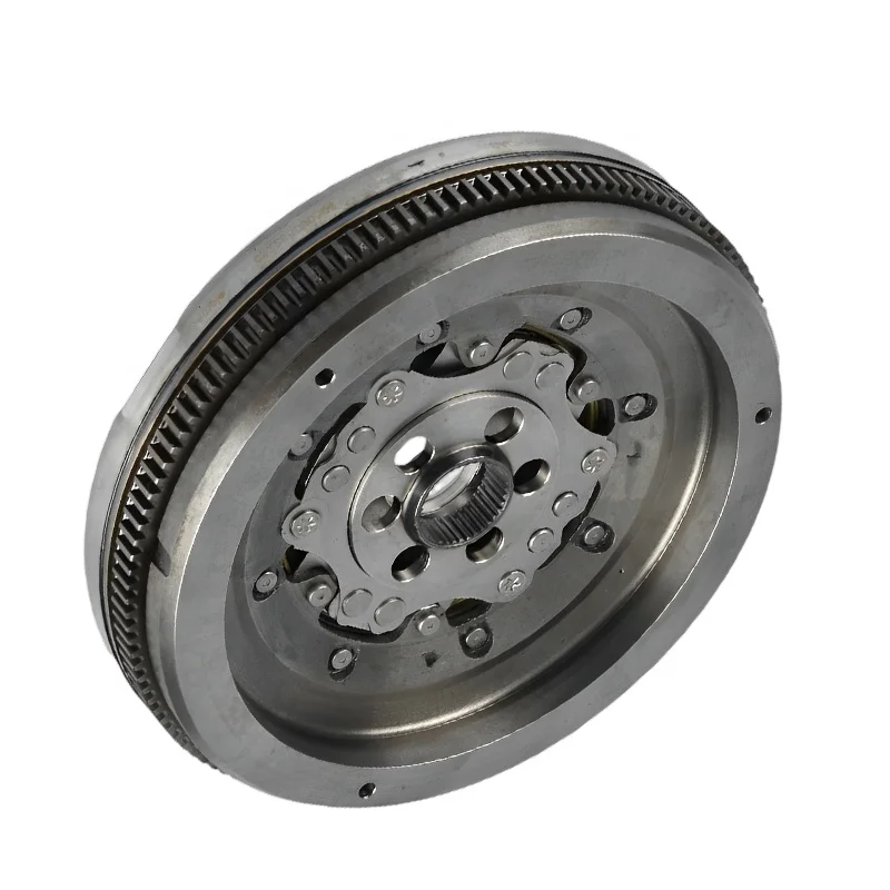 06F105266L 06F105266N Dq200 Spare Parts Flywheel Clutch Ring Gear 6 Holes129 Teeth For Audi Tt
