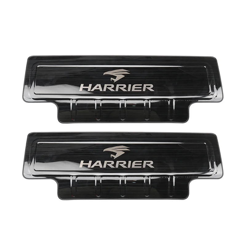 Car Interior Decoration For Toyota Harrier Venza XU80 Seat Kick Pad Rear Stainless Steel Guard Plate Modified Decorative Supplies