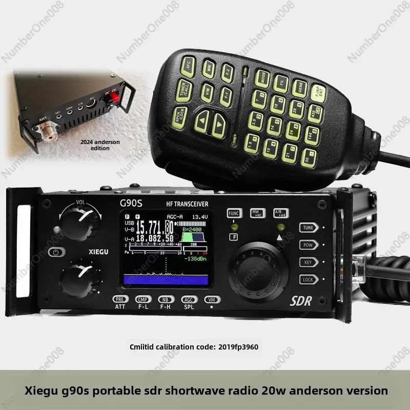 G90S 단파 라디오 G90N 휴대용 라디오 SDR 승인된 앤더슨 버전이 포함된..