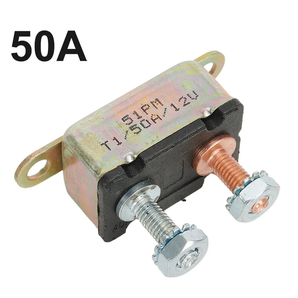 12V 30A~50A Automatic Fuse Reset Circuit Breaker Copper Studs SAE J553;SAE J1171;UL1500" Battery Chargers, Trucks, Buses, RVs,