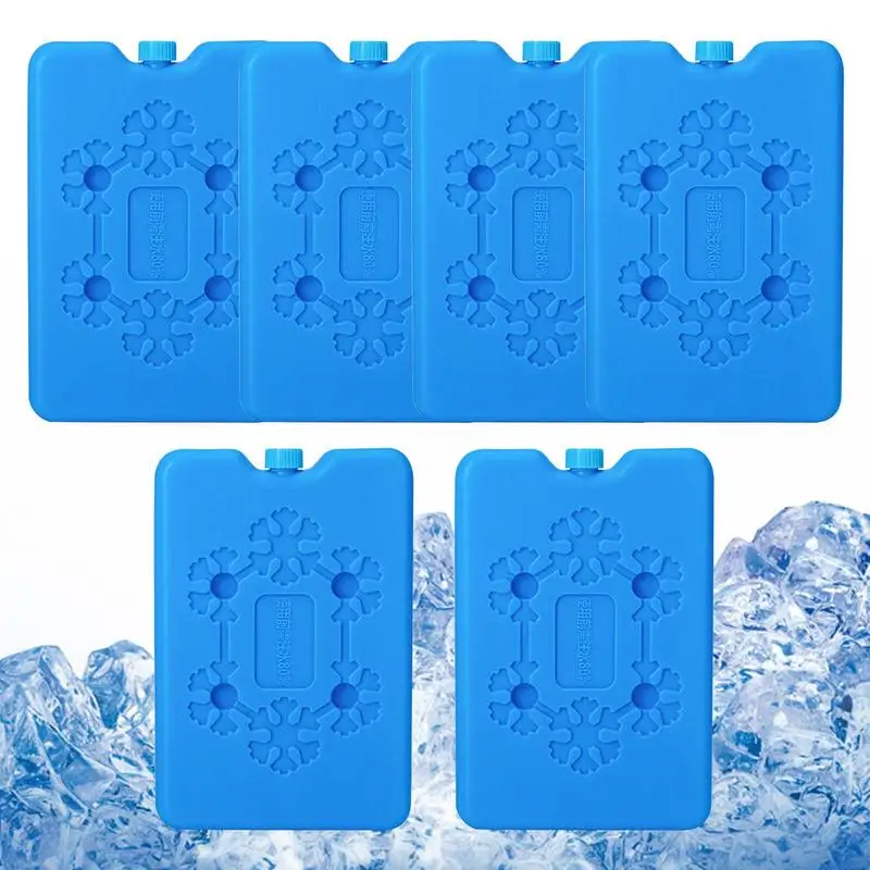 Cooler Ice Packs 6pcs Long Lasting Reusable Small Ice Packs For Lunch 