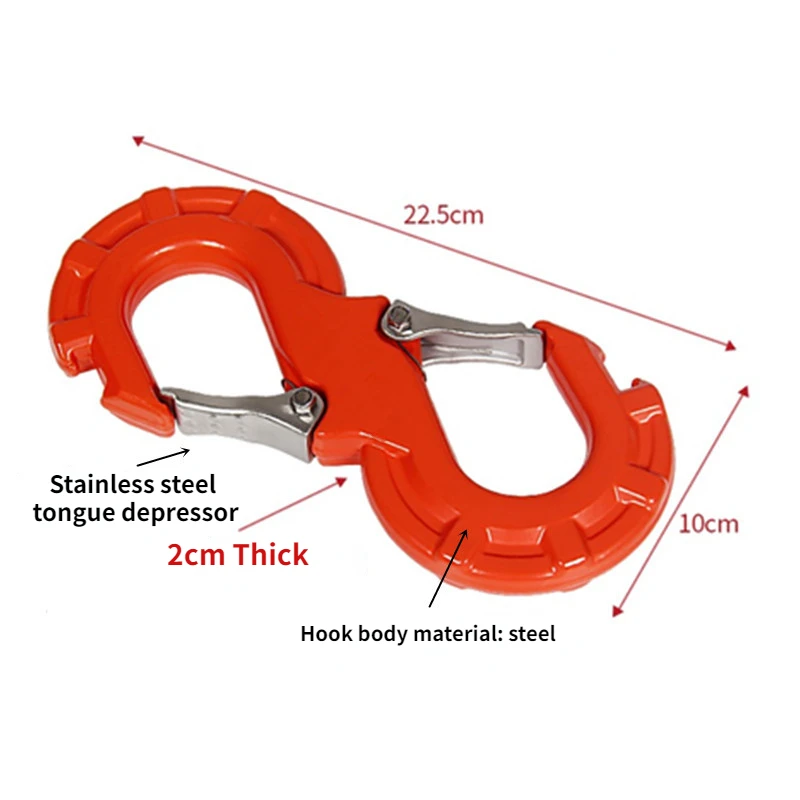 Universal Portable Off-Road Quick Rescue Shackle S-type Hook Hitch Solid Towing Hook for Car & Suv - Image 5