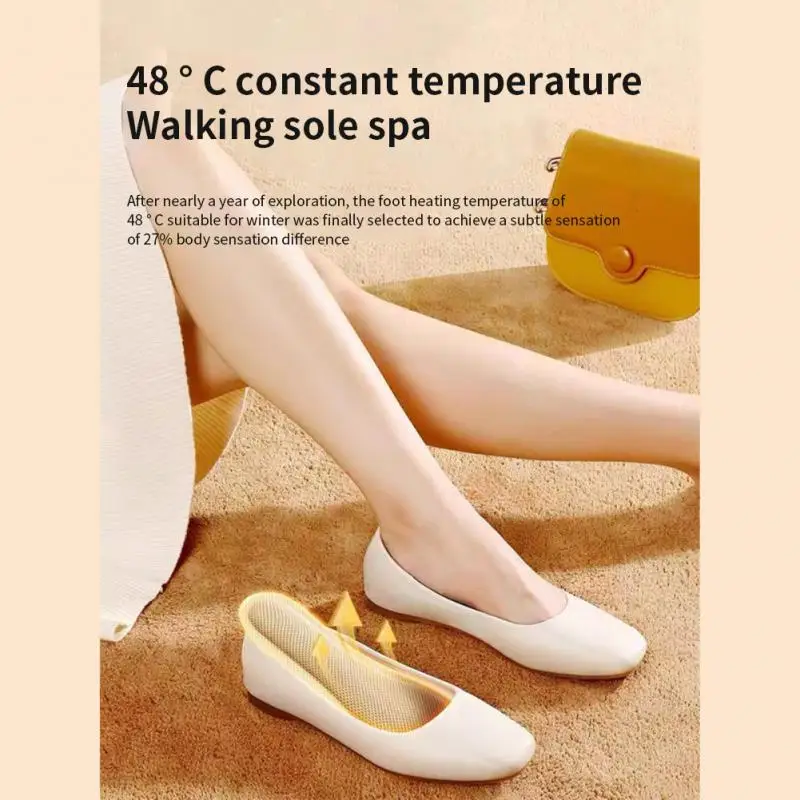 Heated Insoles Shoes Sole Mesh Deodorant Breathable Cushion Heating Insoles For Man Women Feet Warmer Winter Warming Foot Pad