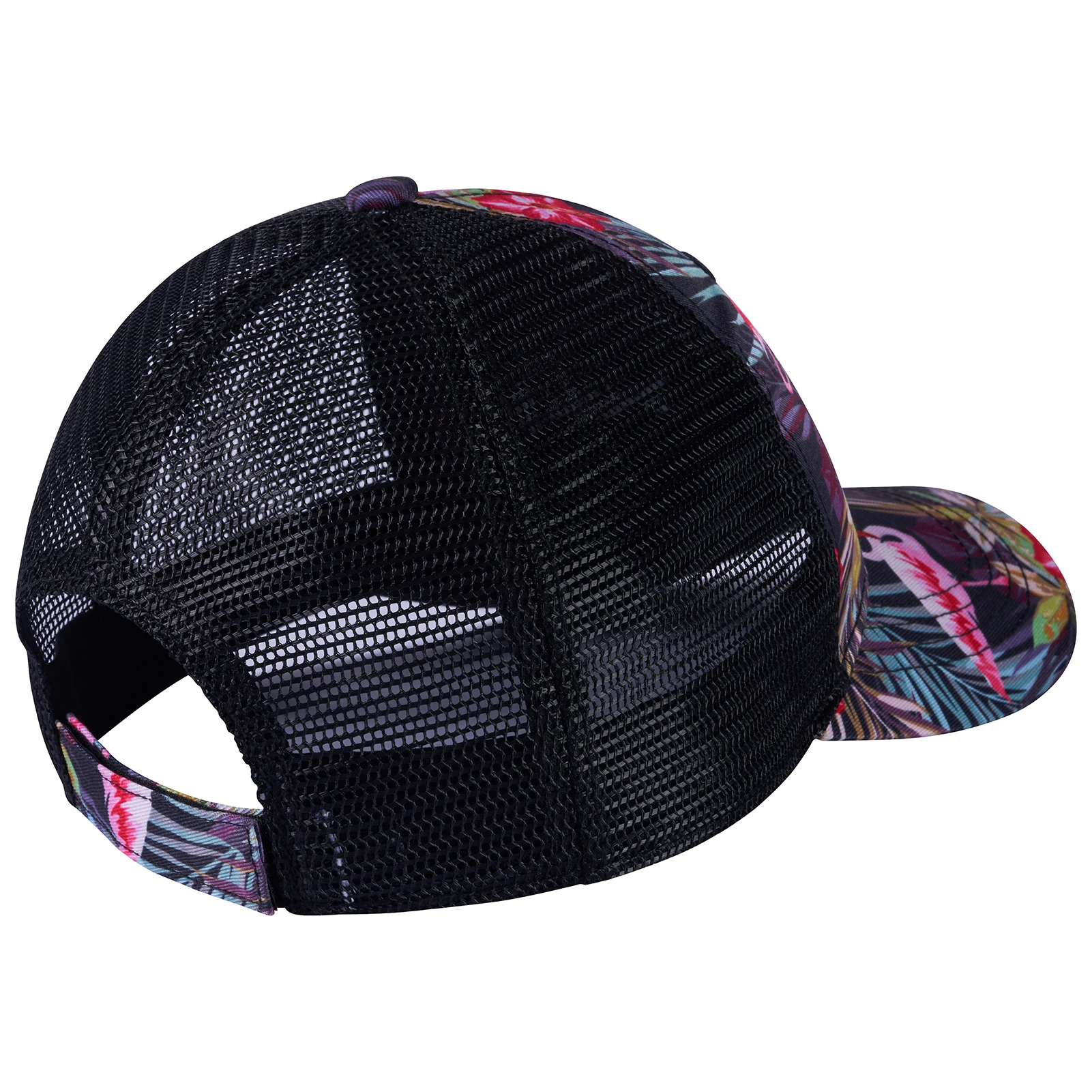 Bassdash Altimate Fishing Golf Hat Mesh Back For Men Women Adjustable Baseball Trucker Peaked Cap Flamingo Camouflage Print baseball caps golf caps