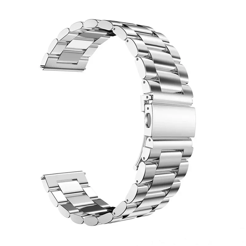 thumbnail image 1 of Correa de acero inoxidable para Samsung Galaxy Watch 7/FE/6/5 pro/4/Classic de 20 mm y 22 mm, correa de metal para Amazfit GTS-GTR-4-3-2e-mini, 1 of 5