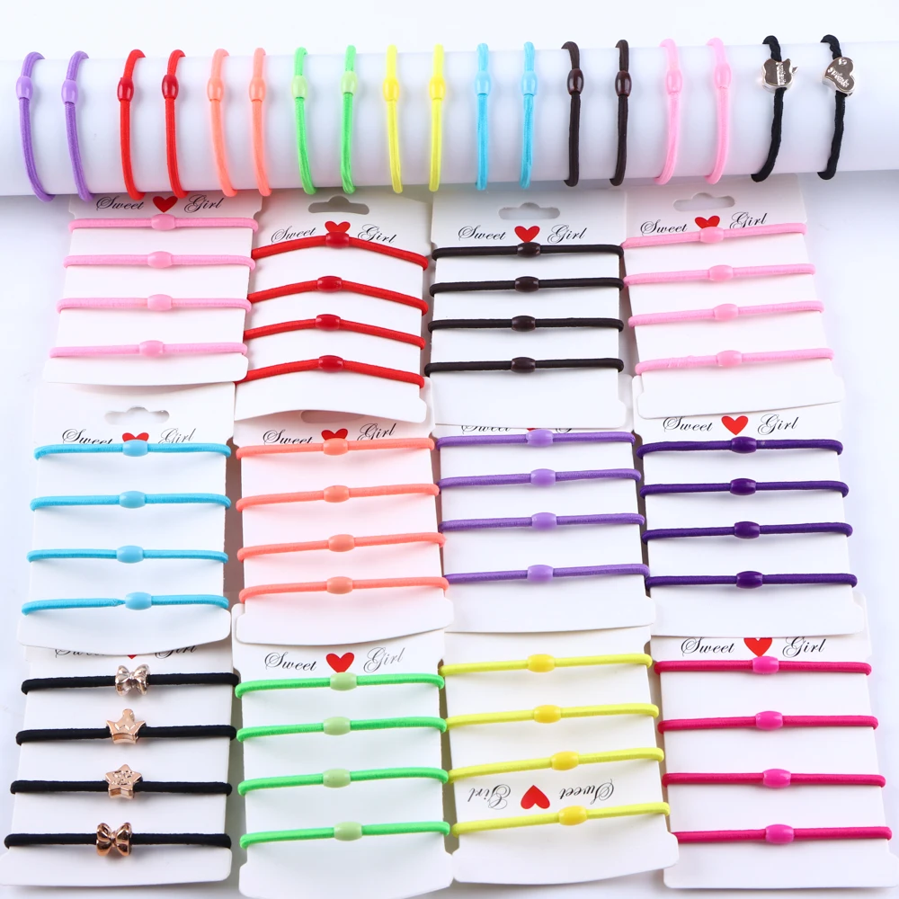 

50 шт./партия, женские эластичные резинки для волос