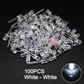100pcs White-White