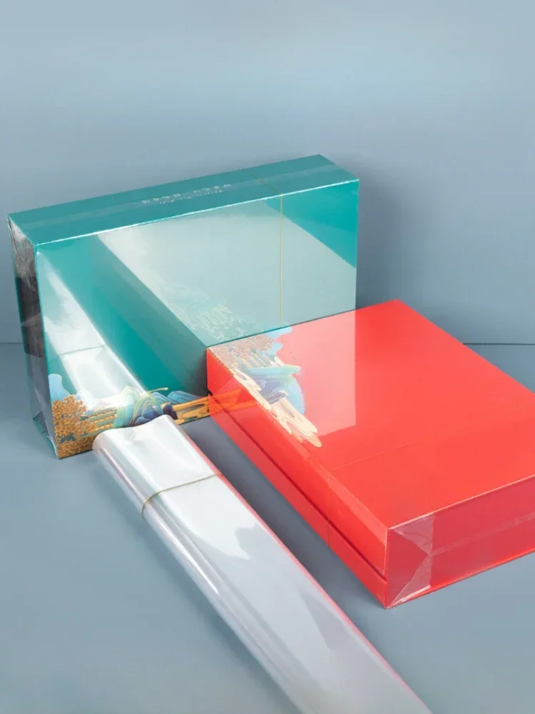 

100 шт., прозрачная термоусадочная пленка для упаковки чая