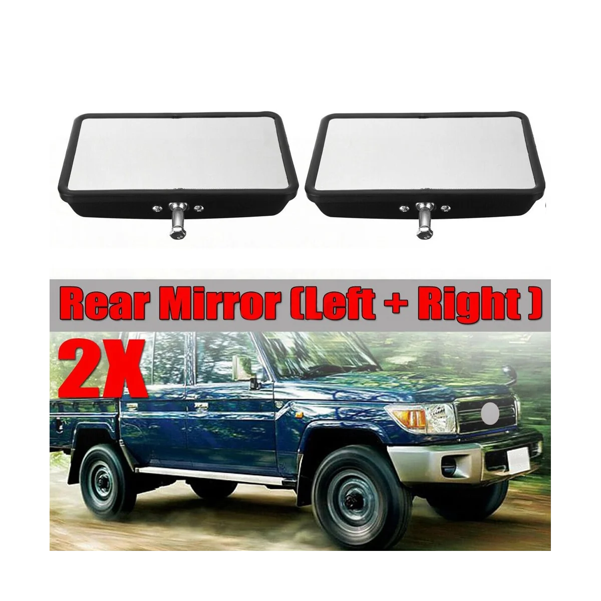 

Зеркало заднего вида для Toyota Landcruiser 70 75 78 Hilux Ute