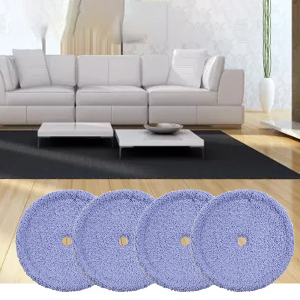 4/6Pcs Washable Mopping Cloth Set For EVERYBOT Edge RS700 RS500 Robot Mother Yarn And Microfiber Mop Pad Household Clenaing Tool 5