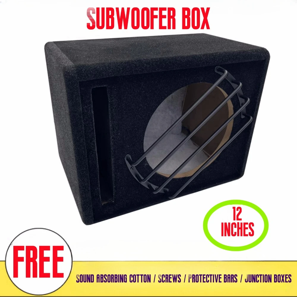 Modifica Audio Per Auto Fai-Da-Te, Custodia Per Altoparlante A Labirinto Da 12 Pollici, Scatola Vuota Subwoofer Passiva Adatta Lockford Fosgate/Jbl/Fa