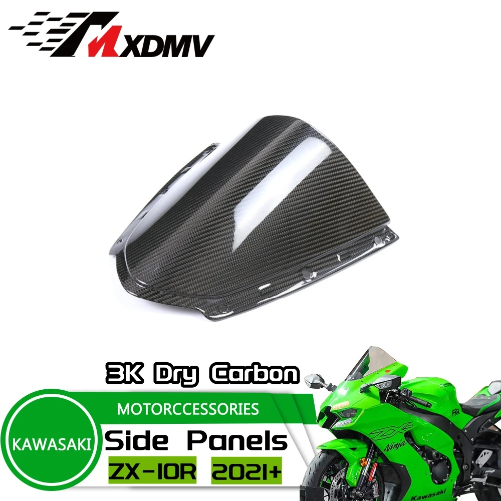 

3K Full Dry 100% Carbon Fiber Windshield Fairing Kit Motorcycle Body kits For Kawasaki ZX10R 2022 /ZX-10RR 2021-2023