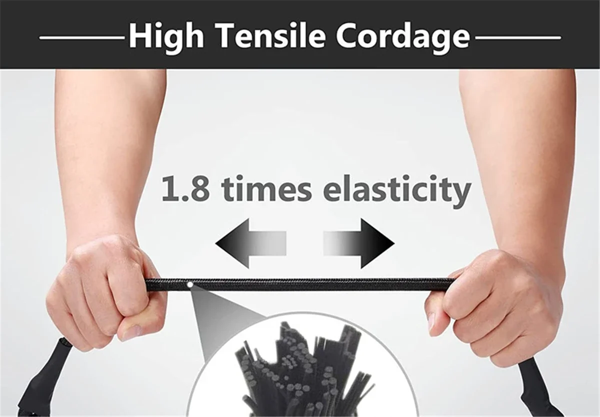 Description Picture 4 of itemHeavy Duty Bungee Cord Elastic Tie Strap String Carabiner Hooks Kayak Cycling Luggage Packing Ropes Camping Accessories