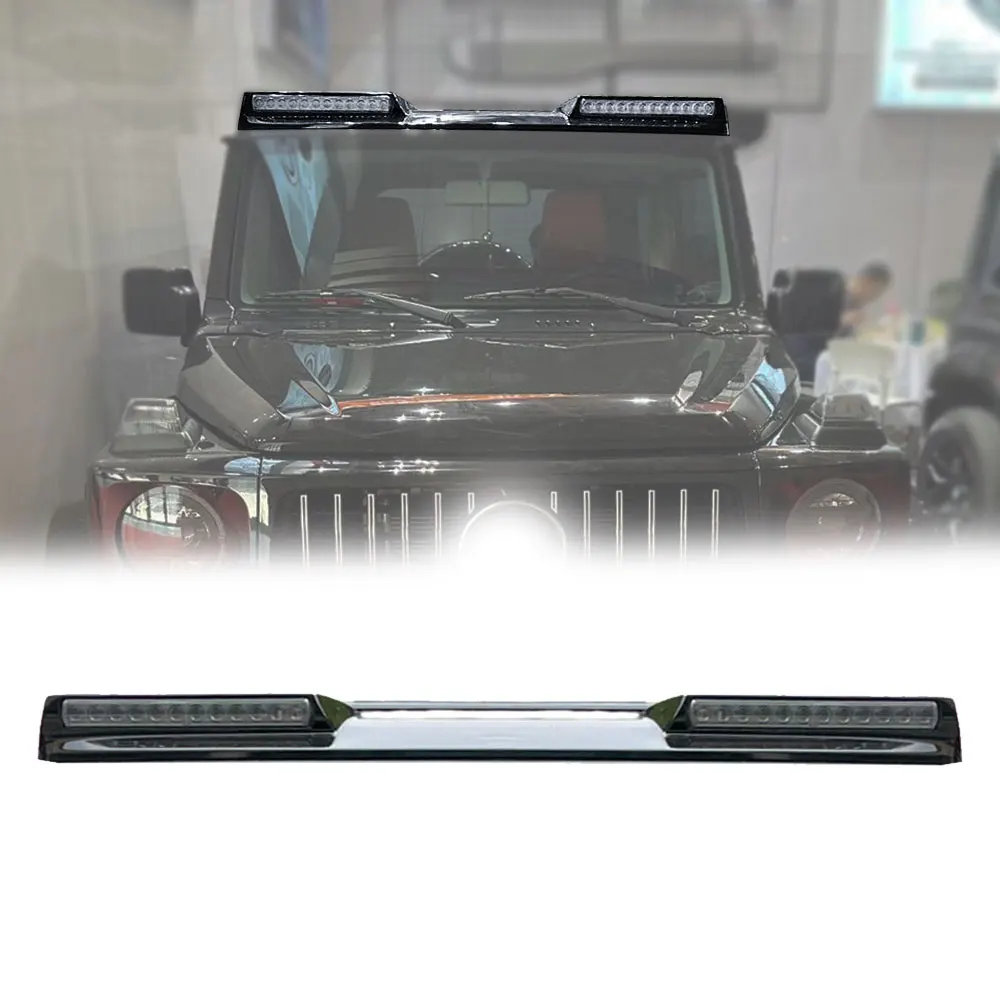 

FRONT ROOF LIGHT BAR with LED DRL for SUZUKI JIMNY JB74W 4 Generation 2018+ Upgrade To G63 Mini Style