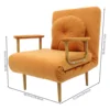3 IN 1 Convertible Sofa Bed Folding with Pillow & 5-Position Adjustable Backrest 3