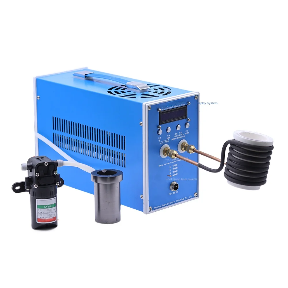 12KW Induction Heater Induction Heating Machine Metal Smelting Furnace High Fre