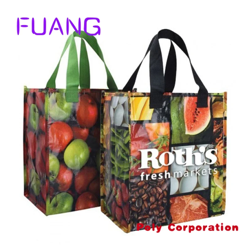 

Custom 2022 pp woven bag supplier Environmentally friendly laminated polypropylene woven bags custom Woven bags covered with