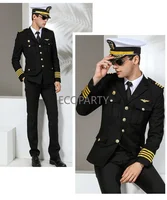 Vêtements de Capitaine et de Marin pour Homme, Tenue Formelle Américaine, Veste + Pantalon, Costume de Commander d'Avion, 2 Pièces, Nouvelle Collection 5