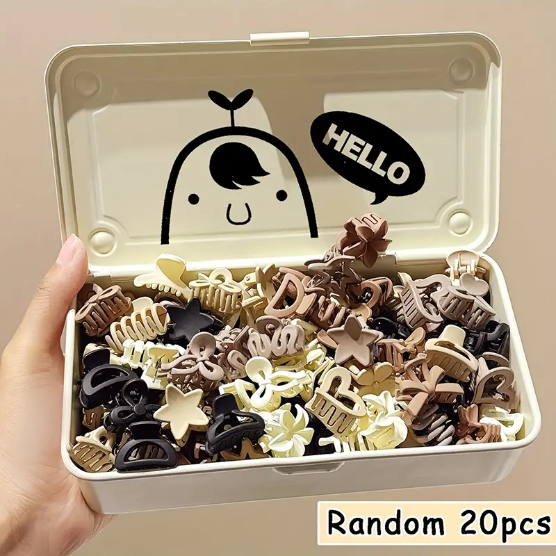 10/20/30pcs Beige Mixed Pack Small Clips Cute Girl Accessories Perfect For Daily Use Special Occasions Or Travel Gifts 2025 New - Image 9