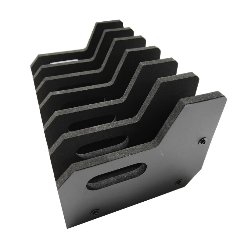 N0HA EVA Foam Handgun Rack Display Stand 6 Slot Handgun Holder Secure Organizers Universal Protective Holsters Durable 2
