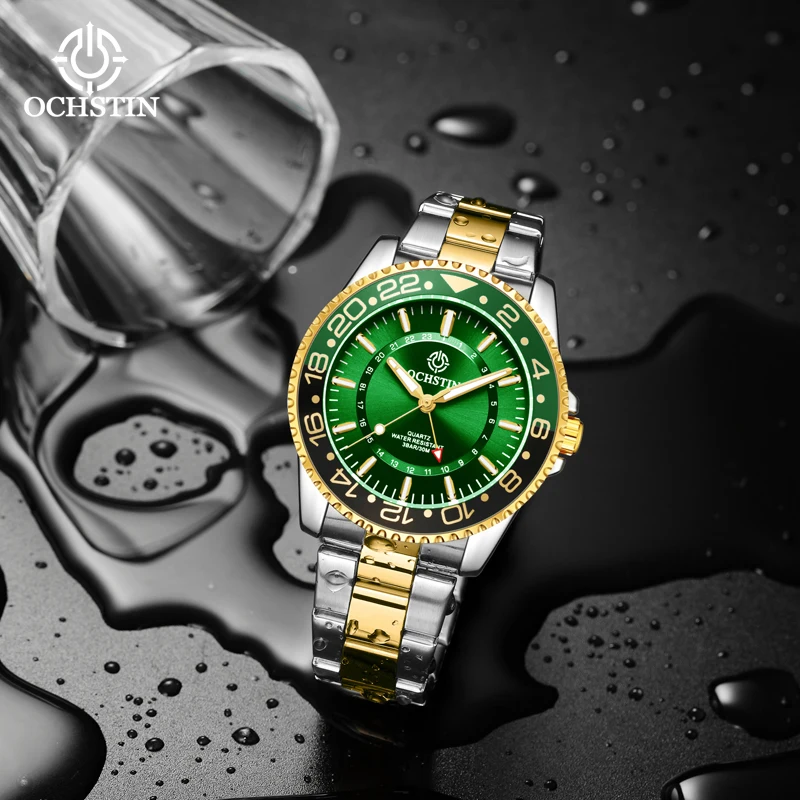 OCHSTIN New 2024 Casual Comfort Mariner Men's Watch Multifunction Quartz Movement Men's Quartz Watch