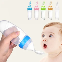 Baby Feeding Bottle Spoon Milk Bottle Baby Training Feeder Food Supplement Food feed Spoon baby gadgets BPA Free