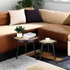Rattan Round Side Table, Black Small End Table, Accent Table, Modern Boho Bedside, Mid-Century Patio Side 5