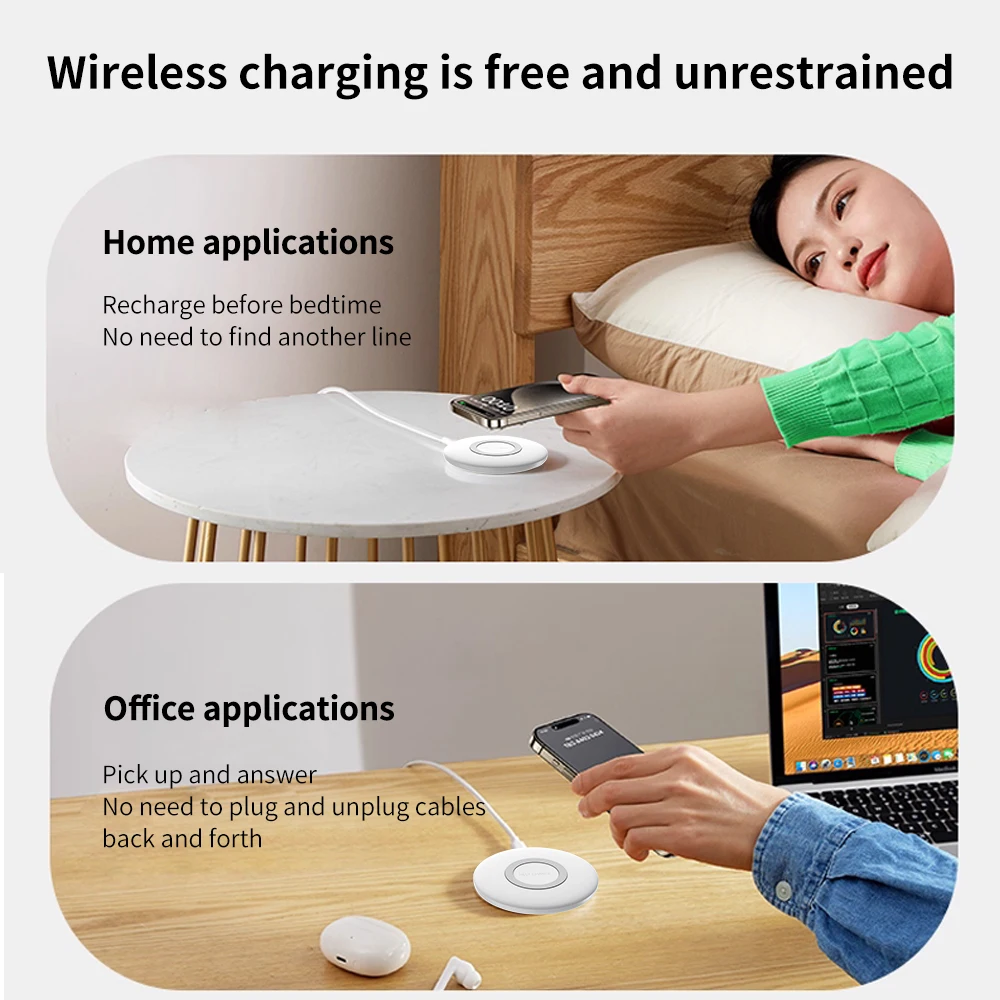 Desktop 100W Phone Wireless Charger Pad For iPhone 17 16 15 14 13 12 Samsung Xiaomi 17 Pro Max Airpods Pro Fast Charging Station