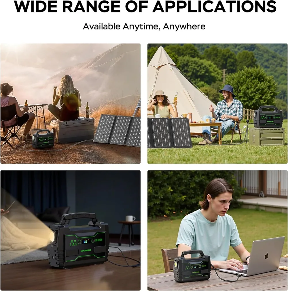 155Wh Portable Solar Generator 6