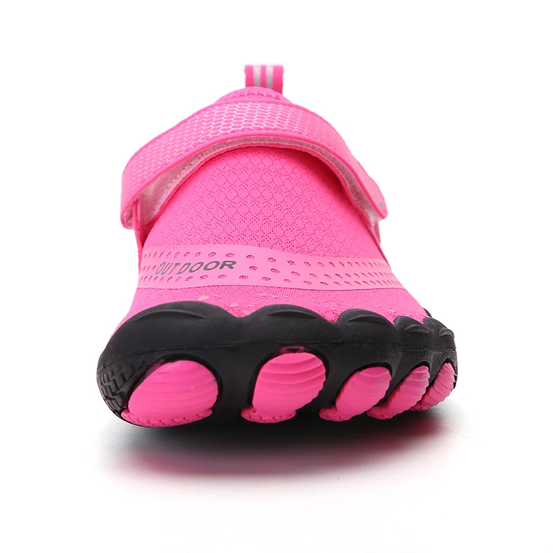 HongHe Escarpines Mujer Playa y Rocas, Unisex Escarpines Deportes Acuáticos  Antideslizante Pantuflas con Banda Elástica(46, Rose) : : Moda