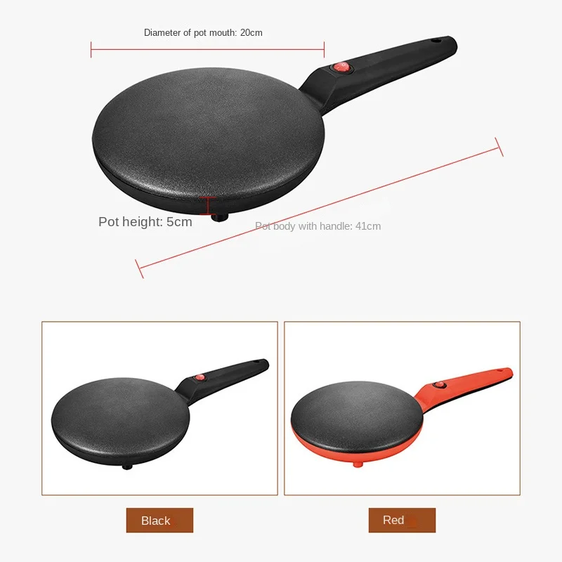 110V 220V Non-stick Household Electric Crepe Maker Fast Heating Electric Baking Pan Multifunctional Pancake Baker electric crepe maker