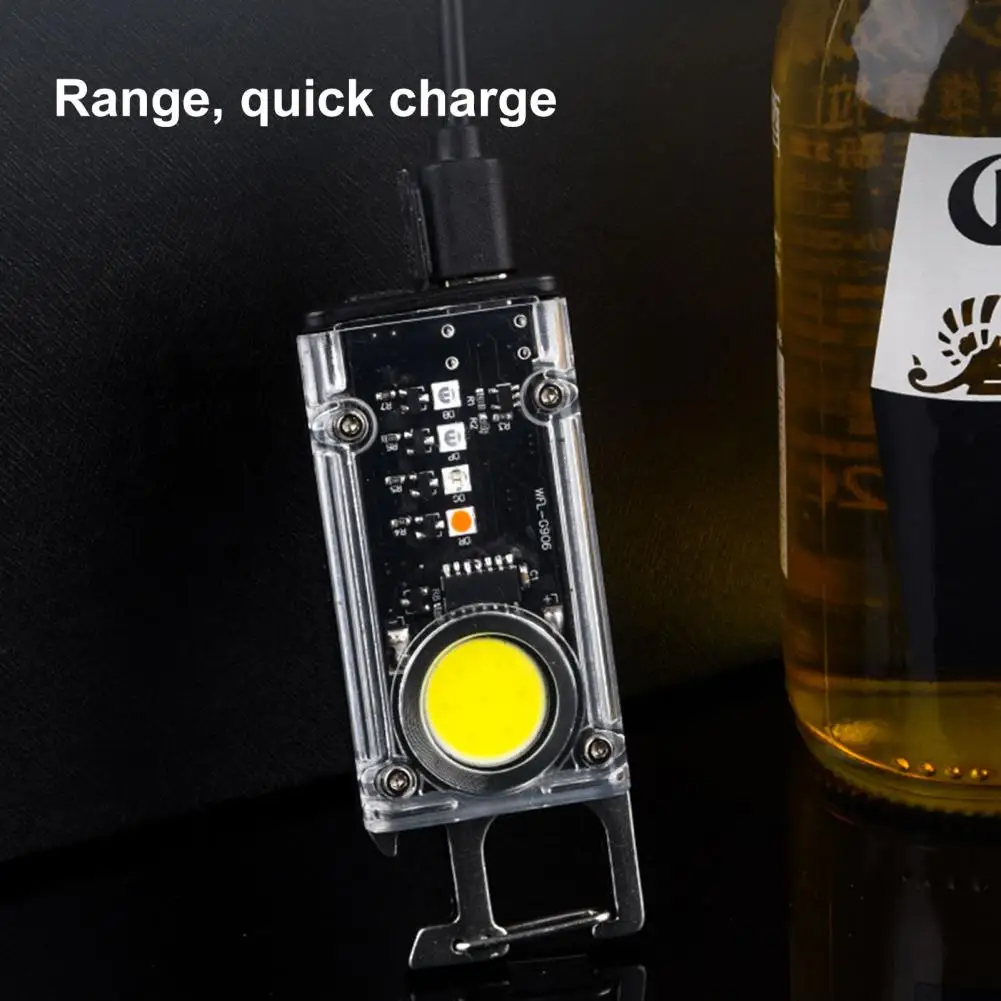 

Mini Flashlight Excellent Long Standby Time Lightweight 500 Lumens Bright Mini Keychain Light Outdoor Accessory