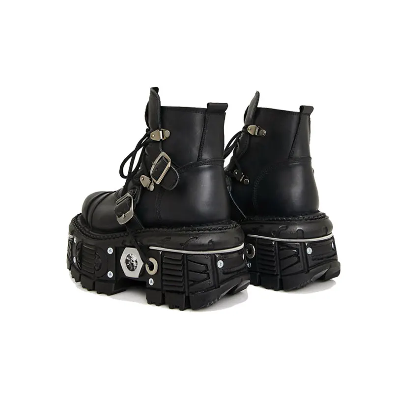 2023 new Rock Metal Gothic Locomotive Men's Female Summer Punk platform shoes