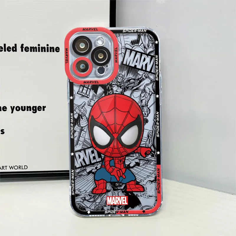 thumbnail image 1 of Funda para Samsung Galaxy S22 Plus S20FE S10 S21 S23 Ultra Note 20 Ultra 10 Plus, dibujos animados Marvel Groot Spiderman, 1 of 5