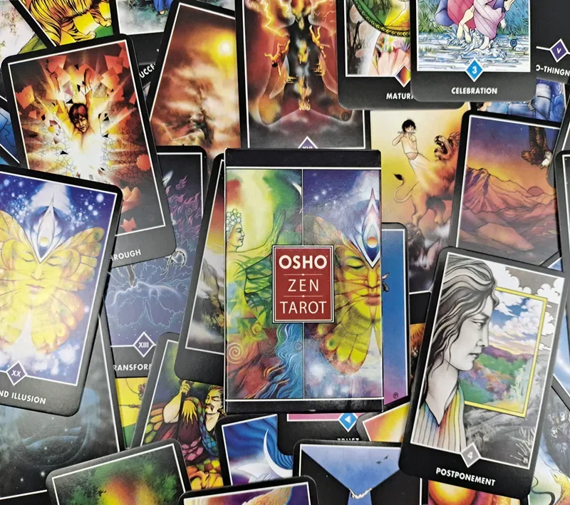 New Osho Zen Tarot Cards PDF Guidebook English Version Oracle Deck Board Game For Party 5